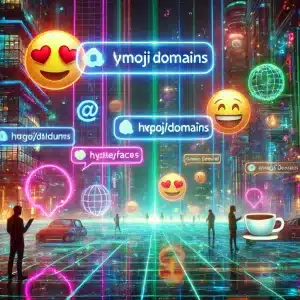 -A-futuristic-digital-landscape-showcasing-the-concept-of-emoji-domains.-The-scene-features-vibrant-neon-lit-web-addresses-with-emoji-icons-like-a-hear.webp